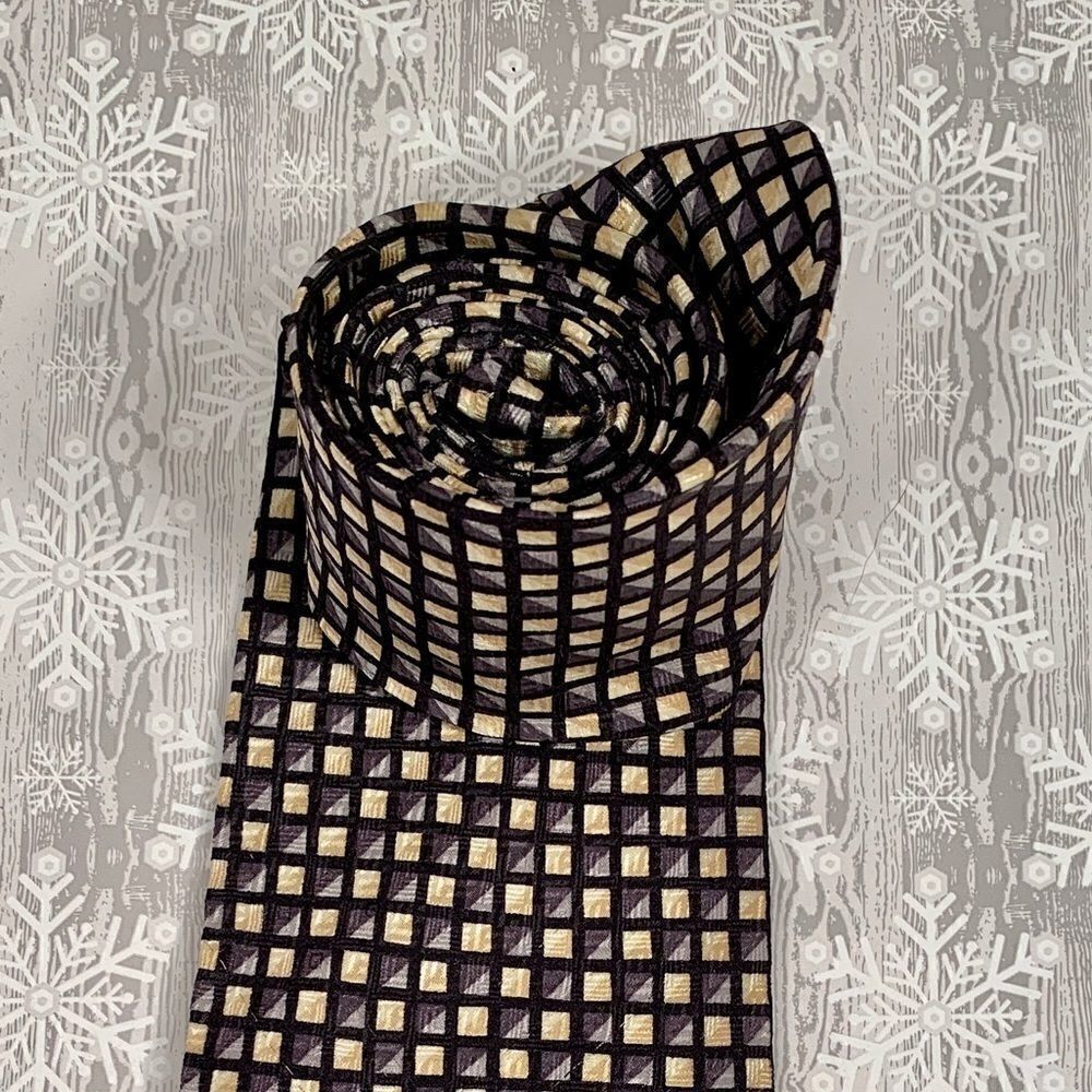 SILK TIE by GEOFFREY BEENE 61” - Picture 3 of 4